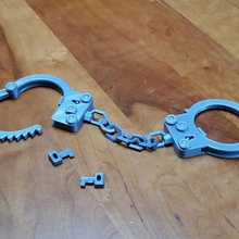 handcuffs complete single bed print various 3d print model - Mito3D