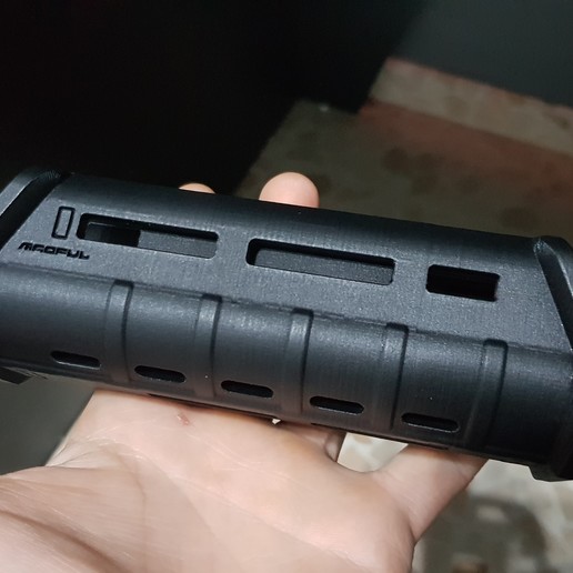 handguard m870 tokyo marui oyun magpul av tüfeği breacher airsoft m-lok armaard handgu 3D print model - Mito3D