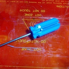 lidar 25 mm Allen chave hex parafuso motorista ferramenta ferramentas mão 3d print model - Mito3D