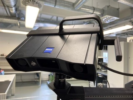 handle gom scan 1 - holder zeiss scanner 3d print model - Mito3D
