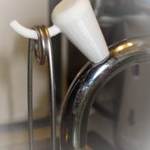 manico gancio curvo rubinetti per il lavello casa hook la maniglia 3d print model - Mito3D
