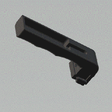 Griff nato montieren Gadget Kamera Käfig quick release Fernbedienung auslösen Kiwifotos nerf Gewehr Zubehörteil Videografie 3d print model - Mito3D