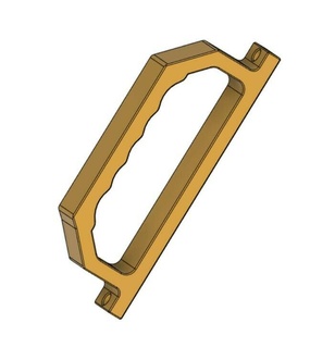 handle opener door shed gate grab gripping 3d print model - Mito3D