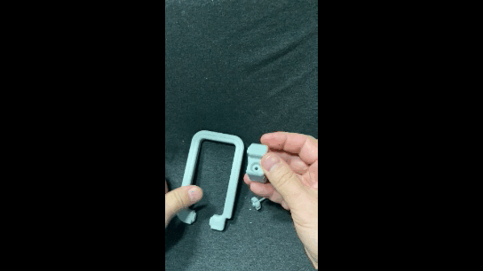 Griff Farbe Bildhauerei Miniatur 3d print model - Mito3D