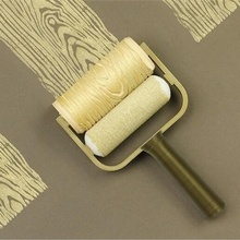 handle painted roller - wood model 3d print model - Mito3D