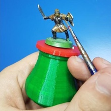 handle painting miniatures tool 3d print model - Mito3D