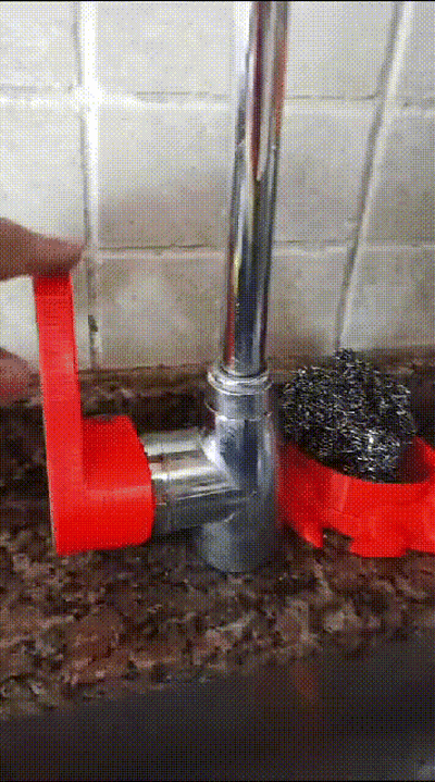 lidar solteiro alavanca torneira canhão batedeira cozinha poupar 3d print model - Mito3D