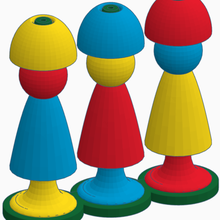 handling fine motor games kindergarten game toy educational child kids 3d print model - Mito3D