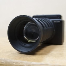 fabriqués à la main lentille de caméra gadget 3d l'acrylique lasercutter mmount nc photographie 3d print model - Mito3D
