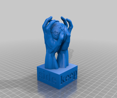 hands holding earth earths decor 3d print model - Mito3D