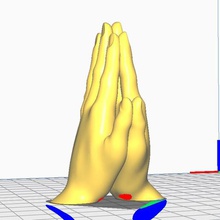 mani mudra yoga meditazione in preghiera vari i lo la il flusso di energia energie positive 3d print model - Mito3D
