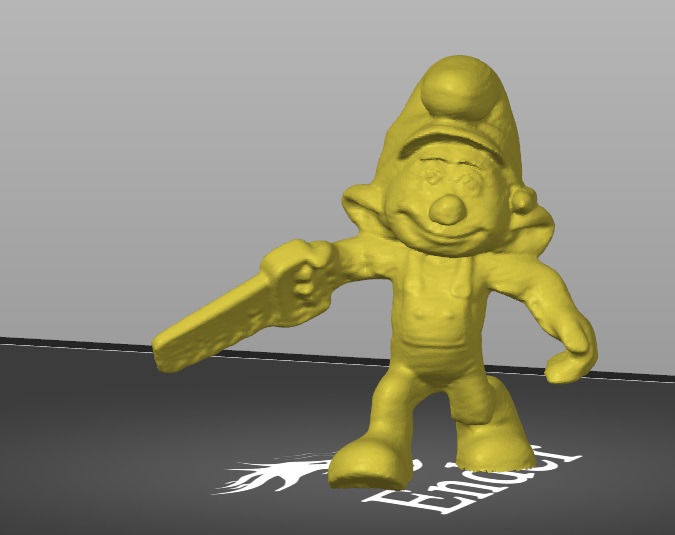 handy smurf toy 3D print model - Mito3D