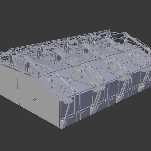 hangar 3D print model - Mito3D