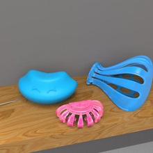 hanger home animal toy jellyfish art help shower 3d print model - Mito3D