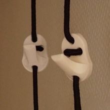 hanger home organization wardrobe thred hook thread suspender rope orginization hanging hangers coat 3d print model - Mito3D
