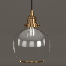hanging light 3 home glass living bedroom room lounge kitchen tv hall tubelight glow bulb led 3d print model - Mito3D