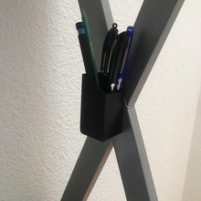 hanging pencil cup 3d print model - Mito3D