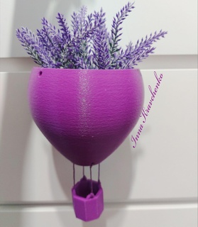 asılı ekici Sıcak hava balon ev bitki tencere çiçek yetiştirici saksı bahçıvan kapalı vazo çanak buket eşyaları çiçekçi çamur sulu Bahçe kaktüs 3d print model - Mito3D
