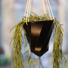 hanging pot home plant pots art planter 3d print model - Mito3D