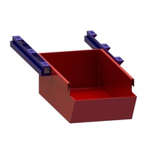 hanging storage drawers home suspended 3d print model - Mito3D