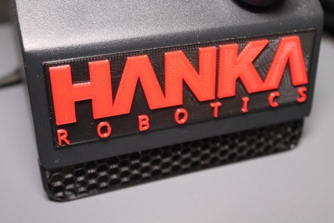 hanka robotics 3d logo scarlett johansson ghost shell robots bots electronics 3d print model - Mito3D