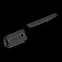 hanke gel blaster kar98k modernizing rail gadget toy airsoft toygun prop picatinny kar98 gelblaster nerf shellejecting ejecting shell 3d print model - Mito3D
