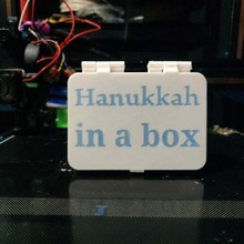 Hanoucca boîte in jouet 3d print model - Mito3D