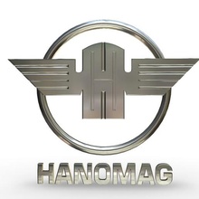 hanomag logo 2 verschiedene auto avto Auto Autos emblem Modell 3d Teil Fahrzeug logos logotype detaillierte hoch sumbol Unternehmen Marke bedruckbar ist drucken neue Ausdruck Drucker gedruckt werden stl Datei obj 3d print model - Mito3D