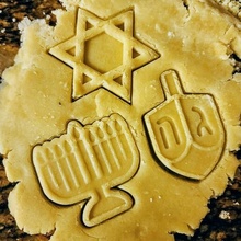 Hanukkah Galleta cortadores cortador estrella dreidel menorá judaísmo 3d print model - Mito3D