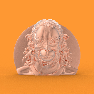 Hanuman pendentif pouvez faire monkey king singe fort surhumain hanuman3d hanuman 3d print model - Mito3D