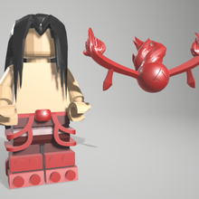 hao Asakura Lego uyumlu oyun Şaman Kralı şaman kral ruh 3d print model - Mito3D