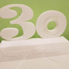 happy 30th birthday Skulptur Gyroskop tool 30 anniversaire Geburtstag herzlichen Glückwunsch zum 3d-drucken 3d print model - Mito3D