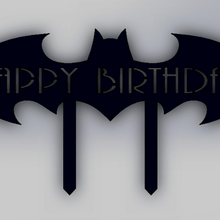 joyeux anniversaire de batman la maison ornement d'anniversaire heureux 3d print model - Mito3D