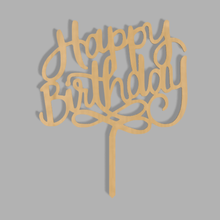 happy birthday cake topper vari età tutti di compleanno artigianato divertente art la decorazione anniversario cottura in forno torta 3d print model - Mito3D