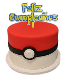 happy birthday cake topper pokemon complies pikachufiesta 3d print model - Mito3D
