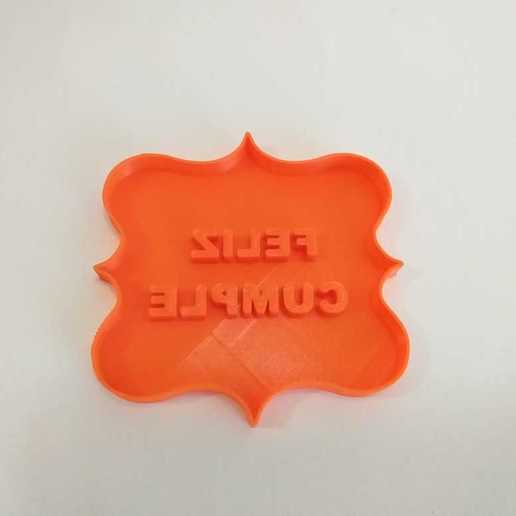 happy birthday cutter cookie homemade house 3D print model - Mito3D