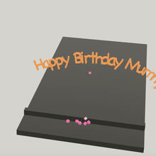 happy birthday mummy animated 3d print model - Mito3D