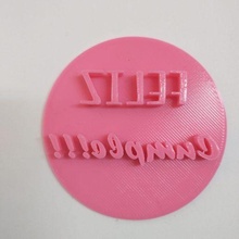 happy birthday stamp art stamps phrases 3d print model - Mito3D
