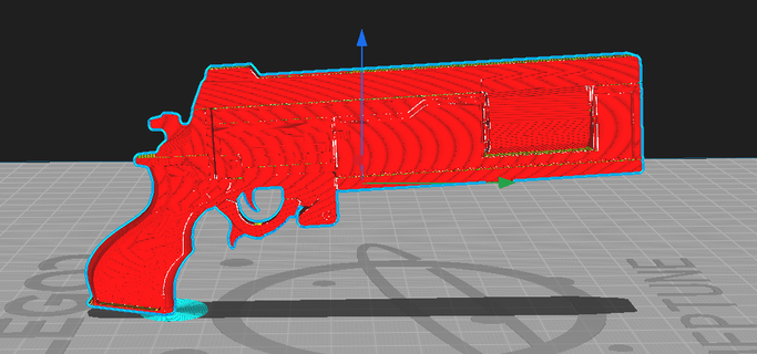 happy chaos gun guilty gear 3d print model - Mito3D