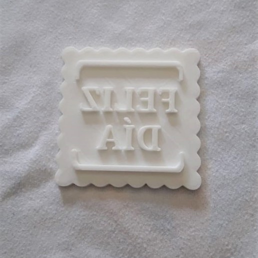 contento giorno pennarello taglierina biscotto acuto segnalibro francobollo 3D print model - Mito3D