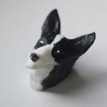 cane felice gioco animali da pastore doggy collie belga 3d print model - Mito3D
