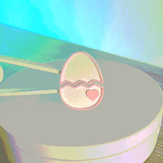 glücklich Ostern Eier Hase Urlaub Osterkulte 3d print model - Mito3D