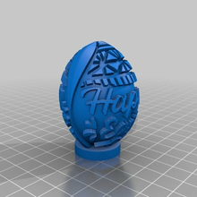 happy easter egg easteregg models 3d print model - Mito3D