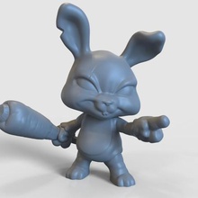happy easter art toy 3d print model - Mito3D