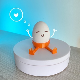 contento huevo soporte piernas Pascua Resurrección huevos fiesta pascuaxcults gratis 3d print model - Mito3D
