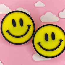happy face pins jewelry key ring 3d print model - Mito3D