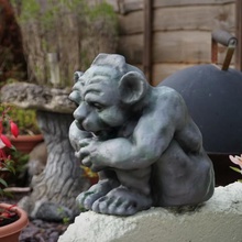 gargoyle troll şekil mutlu sanat ogre canavar cin gnome elf cüce 3d print model - Mito3D
