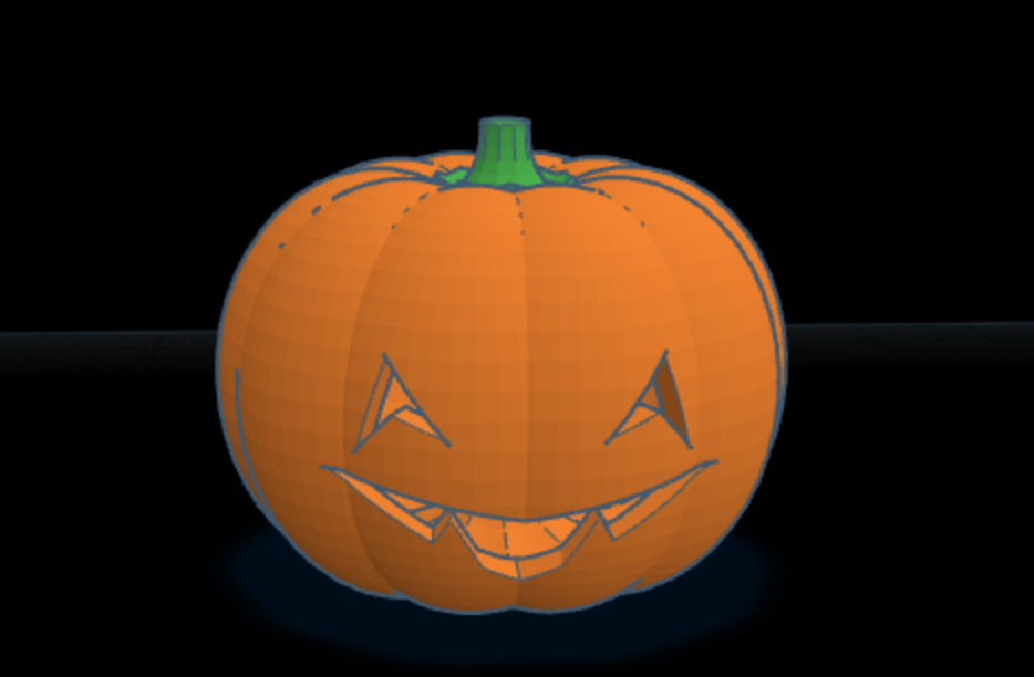 happy halloween jacko-lantern Fashion halloween~~! 3D print model - Mito3D