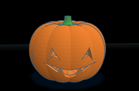 contento Halloween jacko lantern moda 3d print model - Mito3D