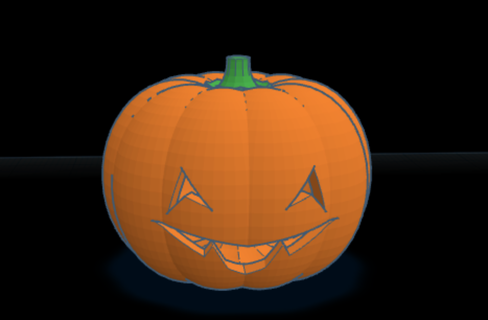 happy halloween jacko-lantern Fashion halloween~~! 3d print model - Mito3D